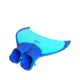 Body Glove Kids Mermaid Linden Monofin - Blue CF7FDBE2, Blue, 14499BM-BLU