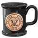Old Southern Brass Ceramic Handmade Coffee Mug, Officially Licensed U.S. Navy Logo, Black/Gold, One Size, OSB-MUG-NAVY