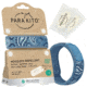 Parakito Mosquito Repellent Wristband w/ 2 Refills, Blue Jeans, One Size, LTPWB2G16