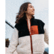 Body Glove Easy Livin Color Blocked Sherpa Zip-Up - Cream 53719806, S, Cream, JJ4740-CRM-S
