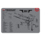 TekMat 1911 Gun Cleaning Mat, 11x17in, Grey, TEKR171911GY