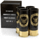Old Southern Brass 12 Gauge U.S. Navy Shot Glasses, Set of 4, Officially Licensed, Black/Gold, 2 oz, OSB-12GSG-NAVY