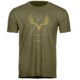 Leupold Buck Skull T-Shirts - Men's, Olive, Large, 184159
