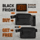 945 Industries BUNDLE QAPX CORDURAR CONCEALMENT BAG -LARGE BLACK WITH KYDEX HOLSTER + qapl bag large black - free, BF25BUNDLEQAPX-BLACK-HOLSTERFREE-QAPL-BAG