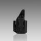 945 Industries KYDEX HOLSTER INSIDE THE WAISTBAND IWB LIGHT BEARING BLACK, HOLSTER-KYDEX-IWB-LIGHTBEARING-BLACK