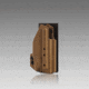 945 Industries KYDEX HOLSTER WITH VELCROR HOOK ATTACHMENT PANEL LIGHT BEARING COYOTE BROWN, KYDEX-HOLSTER-VELCRO-LIGHTBEARING-COYOTEBROWN
