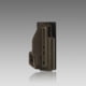 945 Industries KYDEX HOLSTER WITH VELCROR HOOK ATTACHMENT PANEL LIGHT BEARING OD GREEN, HOLSTER-KYDEX-VELCRO-LIGHTBEARING-ODGREEN