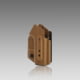 945 Industries KYDEX HOLSTER WITH VELCROR HOOK ATTACHMENT PANEL NO LIGHT/LASER COYOTE BROWN, KYDEX-HOLSTER-VELCRO-NOLIGHT-COYOTEBROWN