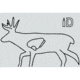 Infinite Defense Infinity Deer Target - Sheet 1A103C13, ID-DEER-SHEET-1