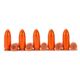 A-Zoom Snap-Cap Training Rounds Pack, 9mm Luger, 10 Pack, Orange, 15416