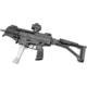 A3 Industries 1913 Folding Polymer Stocks w/Riser, Black, 8.50in, PFS-8.5-R