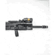 A3 Industries +10 Degree Picatinny Mini Modular Vertical Foregrip - 2in Grooved Grip, Black, VFG-196