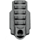 A3 Industries Rear Stock Adapter for Grand Power Stribog, 6061 T6 Aluminum, Picatinny, Black, RSA011