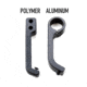 A3 Industries Adjustable Length Modular Folding Brace, Aluminum Steady, Offset Extension, Black, 6-1/8in-9-1/2in, ALMB-OFF-ASB