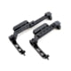 A3 Industries Adjustable Length Modular Folding Brace, Aluminum Steady, Offset Extension, Black, 6-1/8in-9-1/2in, ALMB-OFF-ASB
