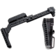A3 Industries Adjustable Length Modular Folding Stock, Offset Extension, Magpul 2 Butt-Plate, Black, 6-1/8in-9-1/2in, ALMS-OFF-MP2