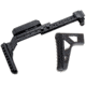 A3 Industries Adjustable Length Modular Folding Stock, Offset Extension, Xtendo Narrow Butt-Plate, Black, 6-1/8in-9-1/2in, ALMS-OFF-BP5