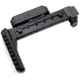 A3 Industries Adjustable Length Modular Folding Stock, Straight Extension, A3T Butt-Plate, Black, 6-1/8in-9-1/2in, ALMS-STR-A3T
