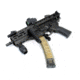 A3 Industries Compact Modular Vertical Foregrips, Compact Single-Slot M-Lok Mounting Base With 3in Knurled Grip, Aluminum, Black, VFG-155