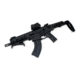 A3 Industries Omni Angled Foregrip, M-LOK, MJF Polymer, Black, AFG-131