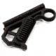 A3 Industries Picatinny Angled Foregrips, Ring Handstop, MJF Nylon, Black, AFG-111