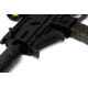 A3 Industries Stribog SP9A3-S Angled Foregrip, MJF Polymer, Black, AFG-133