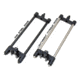 A3 Industries Universal Picatinny Mount - Modular Telescoping Stock w/Rubber Buttpad, Black, 7.00in, MTS-PIC-7.00-BP2