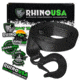 Rhino USA 2 x 20 Boat Winch Strap w/ Hook 4EA812B3, RNO-WNCH-STRP