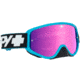 Spy Optic Woot Race Goggles w/Shield Lens Shape, Slice Blue Frame, Smoke w/ Pink Spectra/Clear AFP , 0323346007878