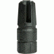 Advanced Armament Corporation BLACKOUT Non-Mount Flash Hider for 9mm MP5-style 3-Lug Mounts, Black, 64743