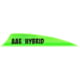 AAE Hybrid 1.85 Vanes, 100 Pack, Shield Cut, Green, HY185BG100