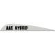 AAE Hybrid 40 Vanes, 3.8in, 100 Pack, White, HY40WH100