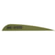 AAE Hybrid 40 Vanes, 3.8in, 100 Pack, OD Green, HY40ODG100