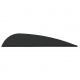 AAE Elite Plastifletch Vanes, Black 2.875 in. 100 pk., EPA26SG100B