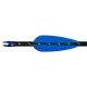 AAE Elite Plastifletch Vanes, Blue 2.375 in. 100 pk., EPA23BL100