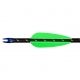 AAE Elite Plastifletch Vanes, Neon Green 2.375 in. 100 pk., EPA23BG100