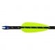 AAE Elite Plastifletch Vanes, Yellow 2.375 in. 100 pk., EPA23YE100