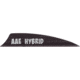 AAE Hybrid 2.0 Shield Cut Vanes, Black, 50 Pack, HY20BK50