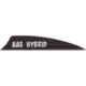 AAE Hybrid 2.0 Shield Cut Vanes, Black, 50 Pack, HY20BK50