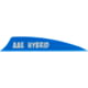 AAE Hybrid 2.0 Shield Cut Vanes, Blue, 50 Pack, HY20BL50