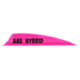 AAE Hybrid 2.0 Shield Cut Vanes, Hot Pink, 50 Pack, HY20HP50
