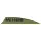 AAE Hybrid 2.0 Shield Cut Vanes, Od Green, 50 Pack, HY20ODG50