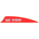AAE Hybrid 2.0 Shield Cut Vanes, Red, 50 Pack, HY20RD50