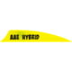 AAE Hybrid 2.0 Shield Cut Vanes, Yellow, 50 Pack, HY20YE50
