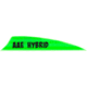 AAE Hybrid 2.0 Shield Cut Vanes, Bright Green, 50 Pack, HY20BG50