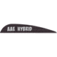 AAE Hybrid 23 Vanes, Black, 50 Pack, HY23BK50
