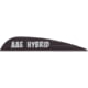 AAE Hybrid 23 Vanes, Black, 50 Pack, HY23BK50