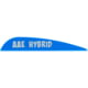 AAE Hybrid 23 Vanes, Blue, 50 Pack, HY23BL50