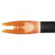 AAE Z-Nock Flo .25 in, Neon Orange, Pack of 100, ZNA4OR100