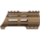 ABC RIFLE COMPANY American Built Custom Hybrid AR-15 M-LOK Handguard w/Finger Stop, 5in, Burnt Bronze, HG15-CM-MLTC5-ABC-BB